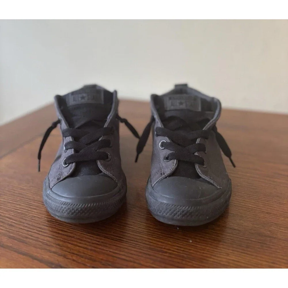 Converse Boy's CT AS Street Mid Almost Black/Blk Sneakers - Size 3.5  #658105F
